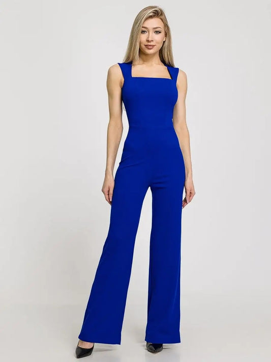 High Waist Wide Leg One-piece Trousers