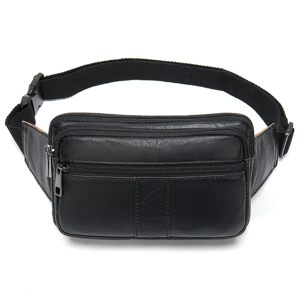 Mænds Første Lags Koskind Udendørs Skuldertaske/Crossbody-taske/Mavetaske