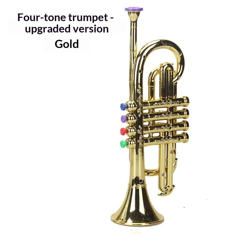 Childrens Musical Instruments Octave Saxophone, Four-Note French Horn, And Band Toy Set