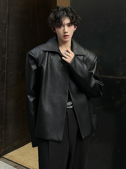 Men's Motorcycle Leather Jacket