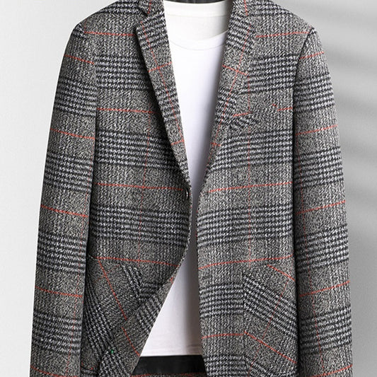 High End Autumn And Winter Middle-aged Men's Suit