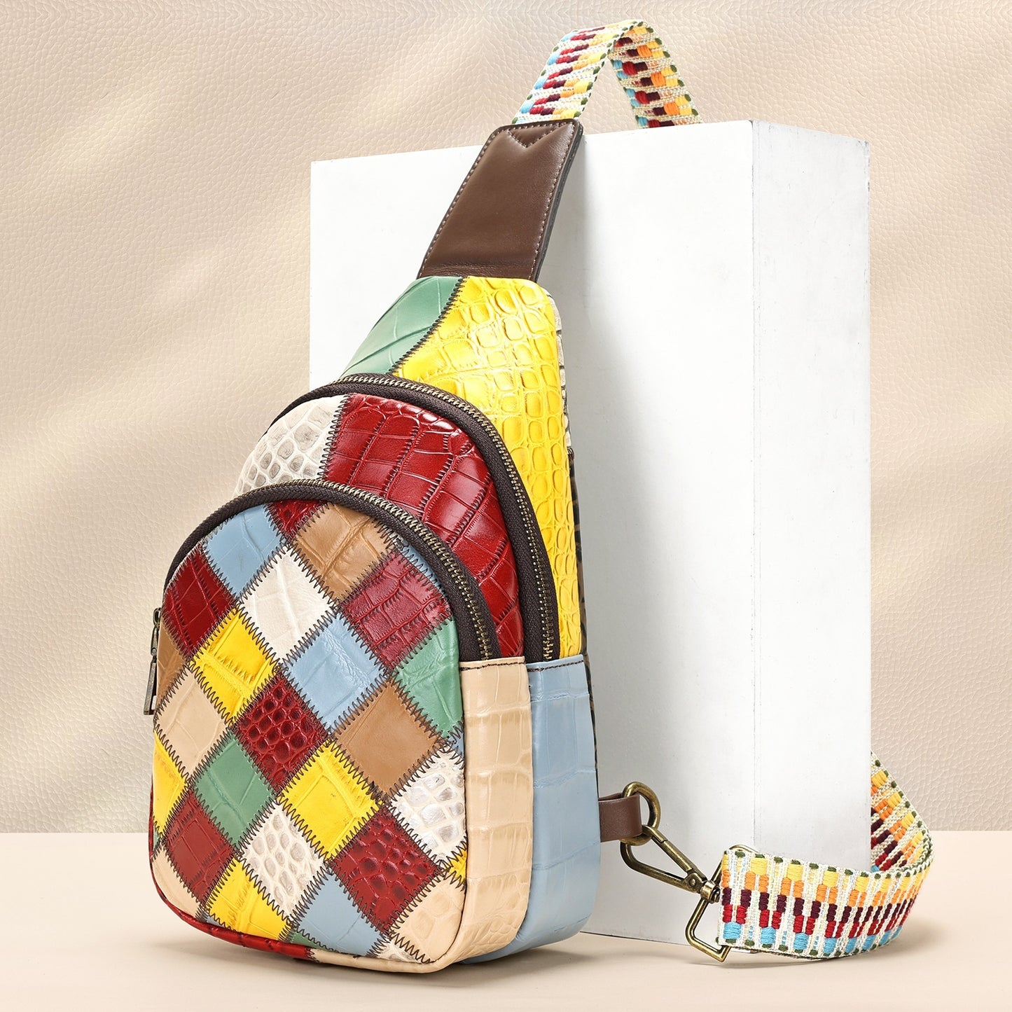 Fashionable And Versatile Bohemian Style Chest Bag
