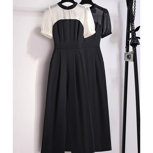 Fashion-forward Jumpsuit With High-waisted Wide-leg Pants