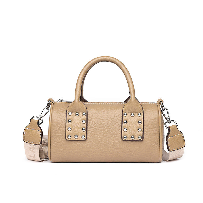 Women's Genuine Leather Fashion Boston Handbag
