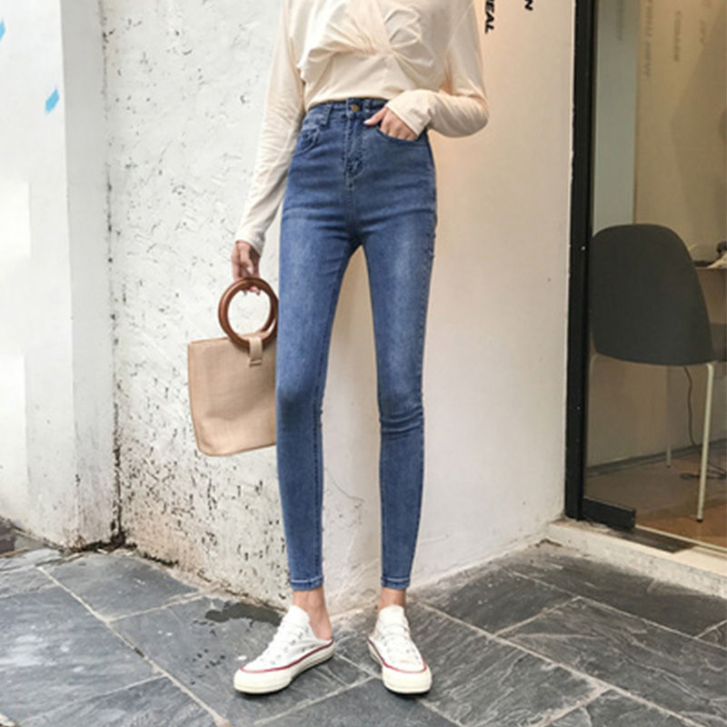 Pants Female Student Is Eighth Thin In Winter