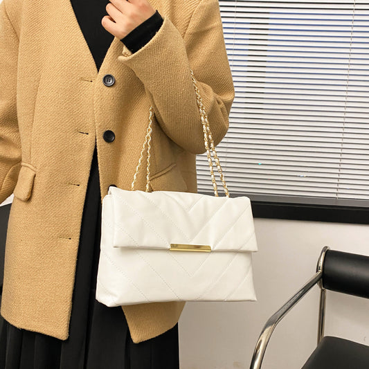 Simple Portable Casual Fashion Crossbody Diamond Embroidery Thread Chain Bag