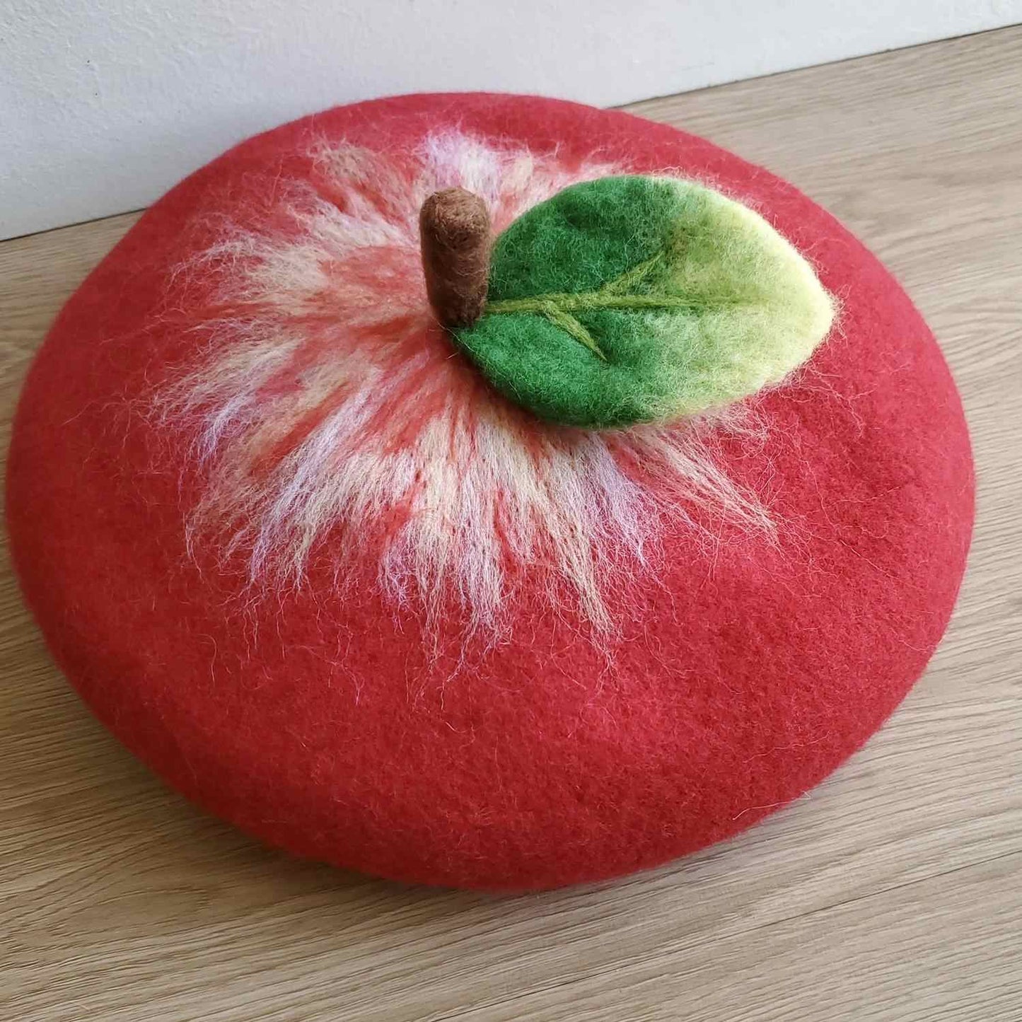 Handmade Wool Felt Christmas Beret