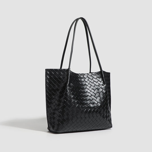 Leather Women's One Shoulder Handheld Versatile Tote Bag