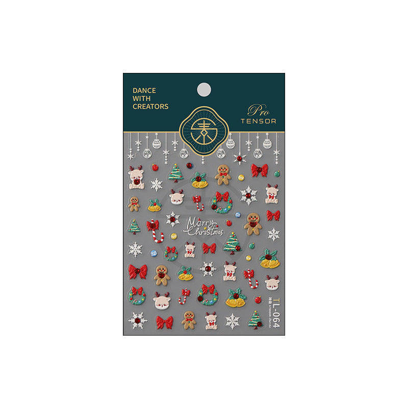 Craft 3D 5D Christmas Nail Sticker Relief