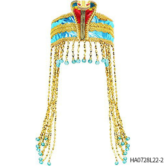Headwear Female Egyptian Clothing Headband Pharaoh Sequined Hair Accessories