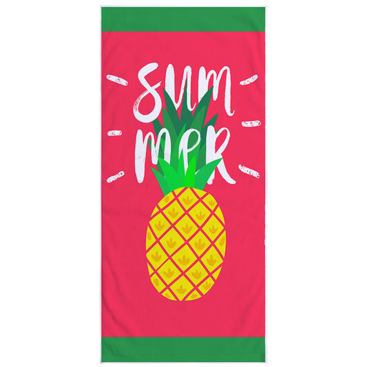 Rectangular Digital Printing Fruit Pattern Beach Towel
