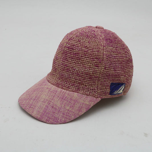 Ladies And Men's Same Shade Breathable Baseball Straw Hat Peaked