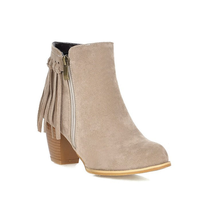 European And American Autumn And Winter Short Knight Boots