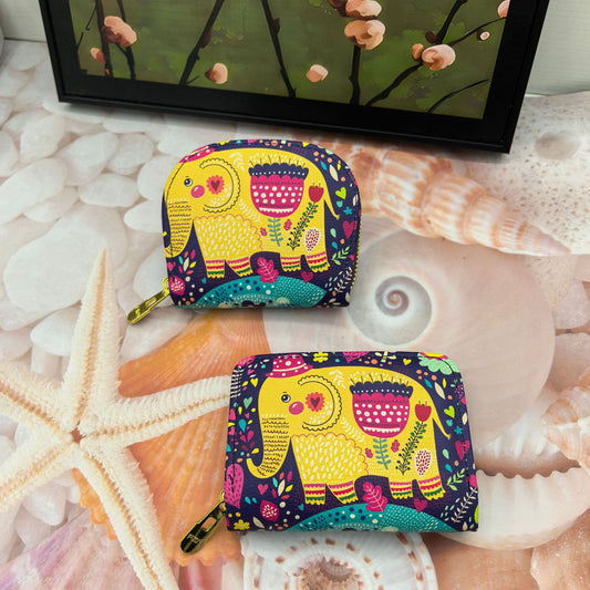 Women's Ethnic Style Elephant Long Wallet Organ