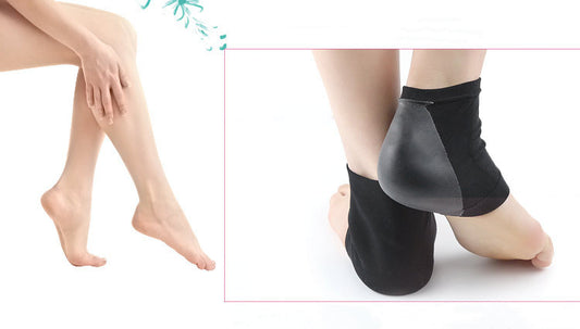 Men's And Women's Anti-Crack Heel Gel Breathable Socks
