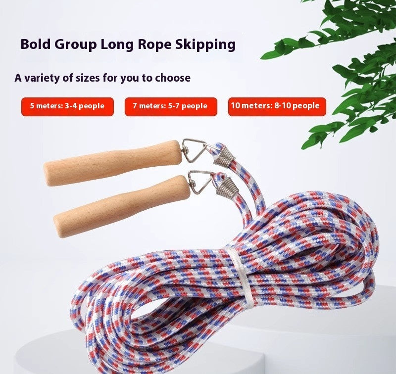 Skipping Rope Long Shoelace Children Group Thick Rope Elementary School Students Skipping Rope Children Shake Big Rope 5 M Group Professional Rope Long Shoelace