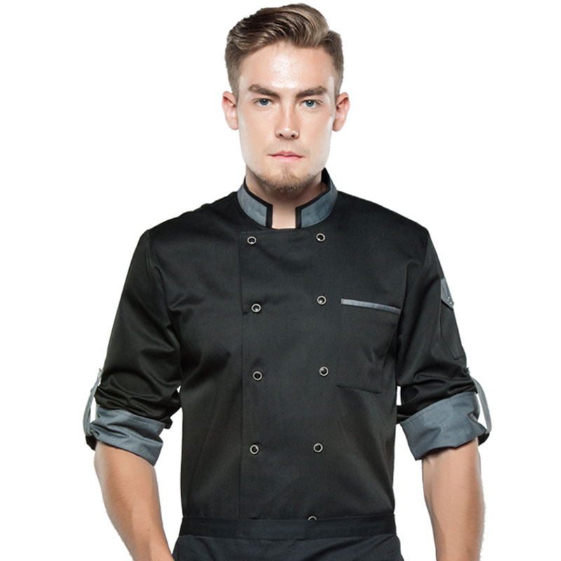Chef's Long Sleeved Hotel Kitchen Uniform