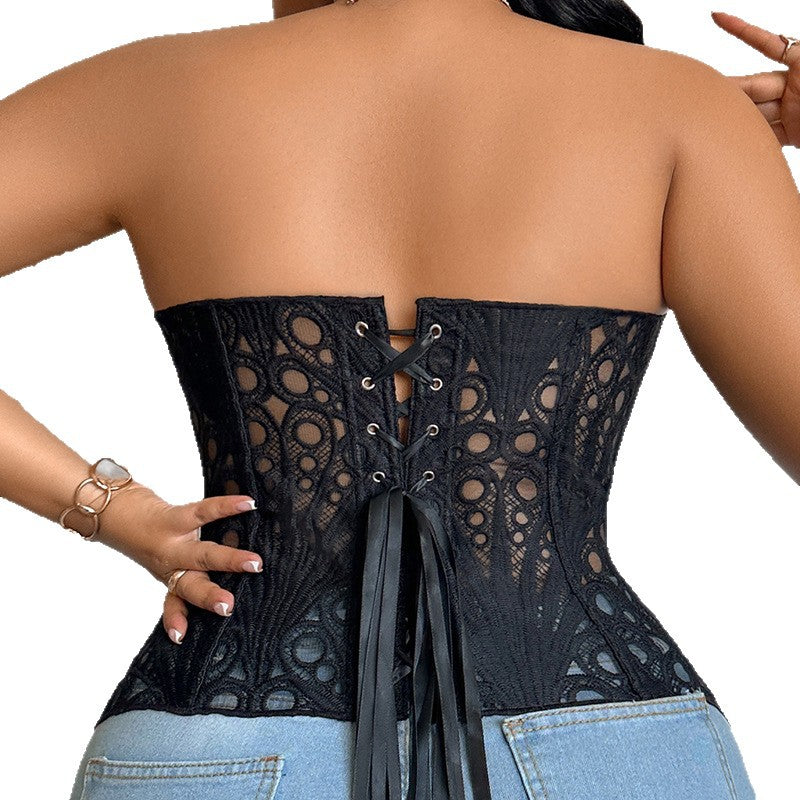 European And American French Court-Style Shaping Asymmetrical Top