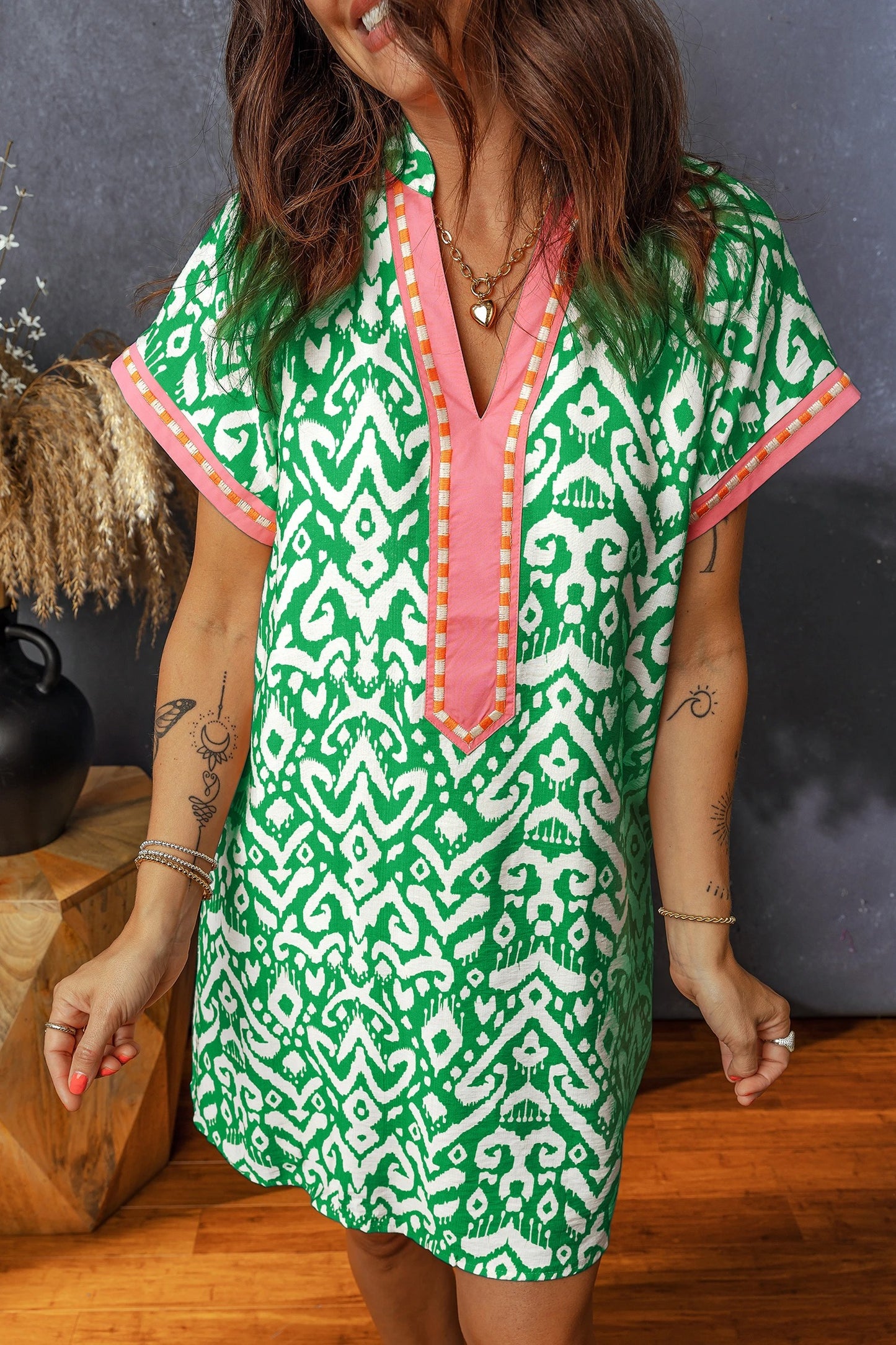 Summer V-Neck Dress For Women