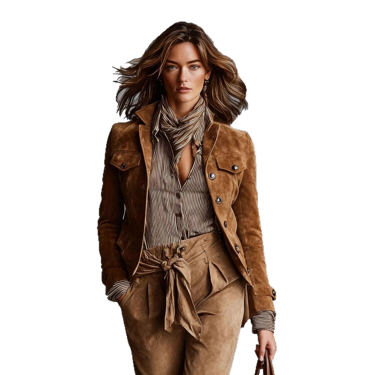 Women's Vintage Casual Workwear Jacket Fashionable