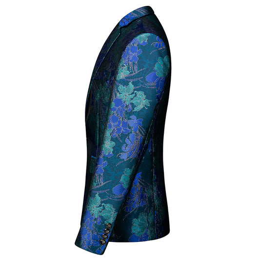 Jakkesæt til mænd, vært, toastmaster, bryllup, forlover, jacquard