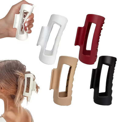 Soft Silicone Shark Clip Drop-resistant Non-fragile Clip Hairware Hairpin