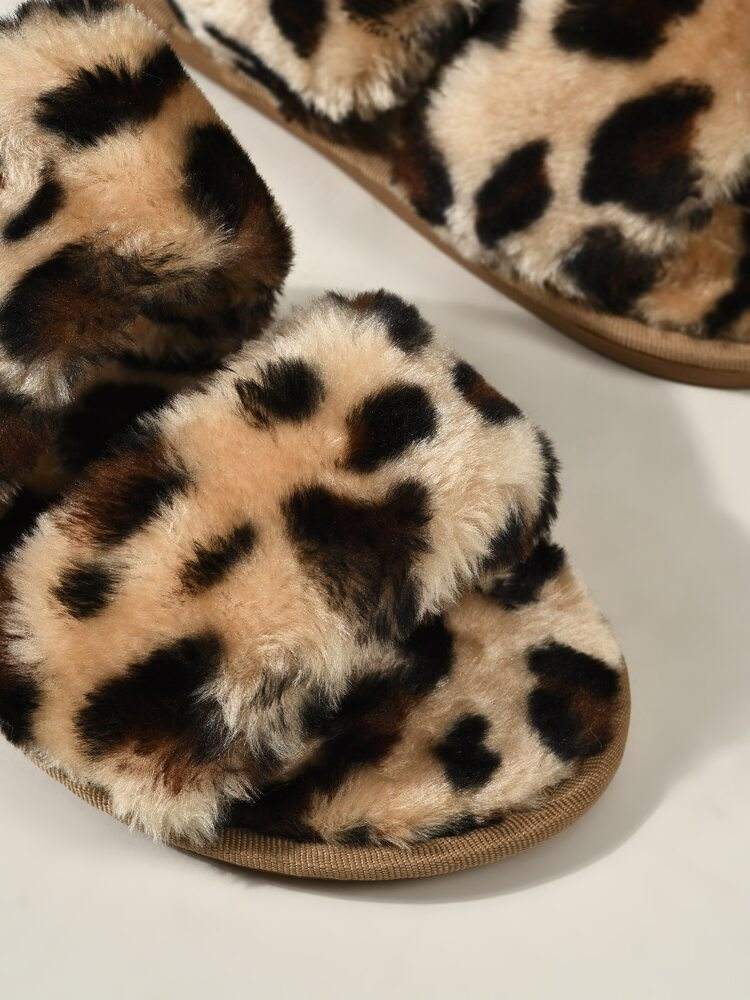 Flat Bottom Home And Outdoor Wear Casual Fur Slippers