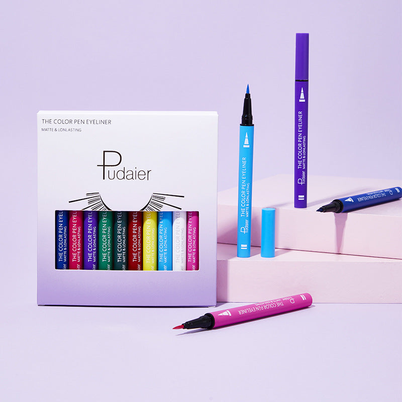Color Eyeliner Easy To Color Long-lasting Matte