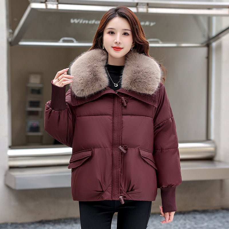 Women's Korean-style Loose Lapels Bread Coat