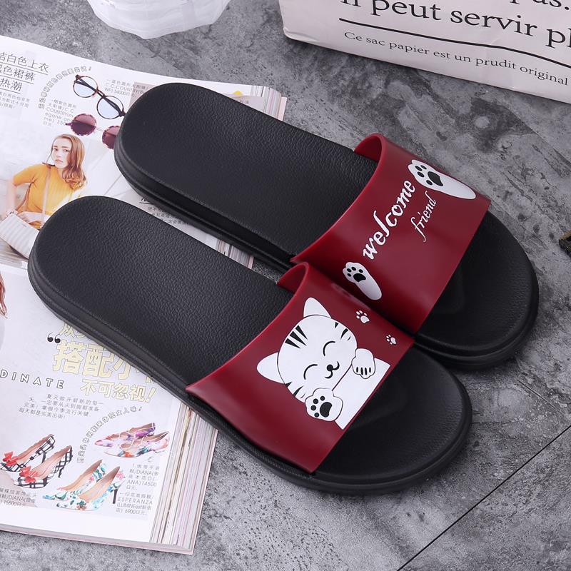 Super Cute And Cute Thick-soled Home Bathroom Non-slip Deodorant Slippers