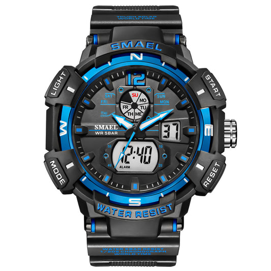 Chronograph Calendar Alarm Clock Luminous Men's Watch Outdoor