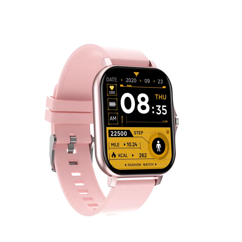 New Bluetooth Heart Rate Monitor Smart Watch Men Full Touch Dial Call Fitness Tracker IP69 Waterproof Smartwatch Men Women