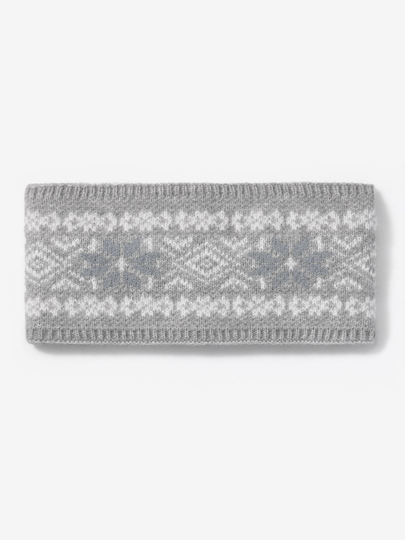 Knitted Hairband With A Wide Brim
