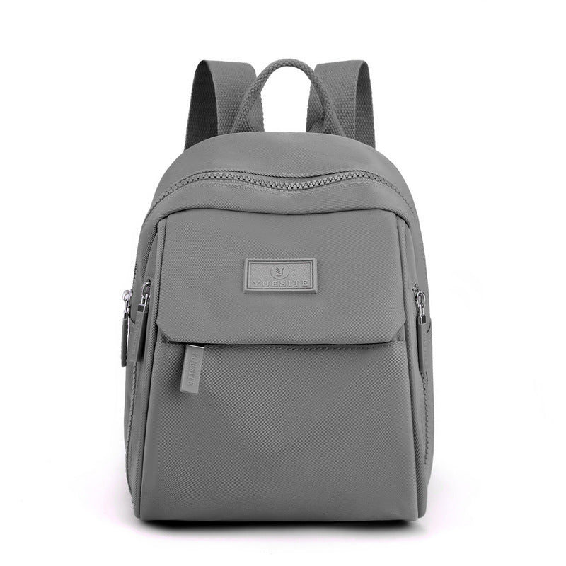 Anti-splash Nylon Cloth Bag Backpack Student Schoolbag Ladies