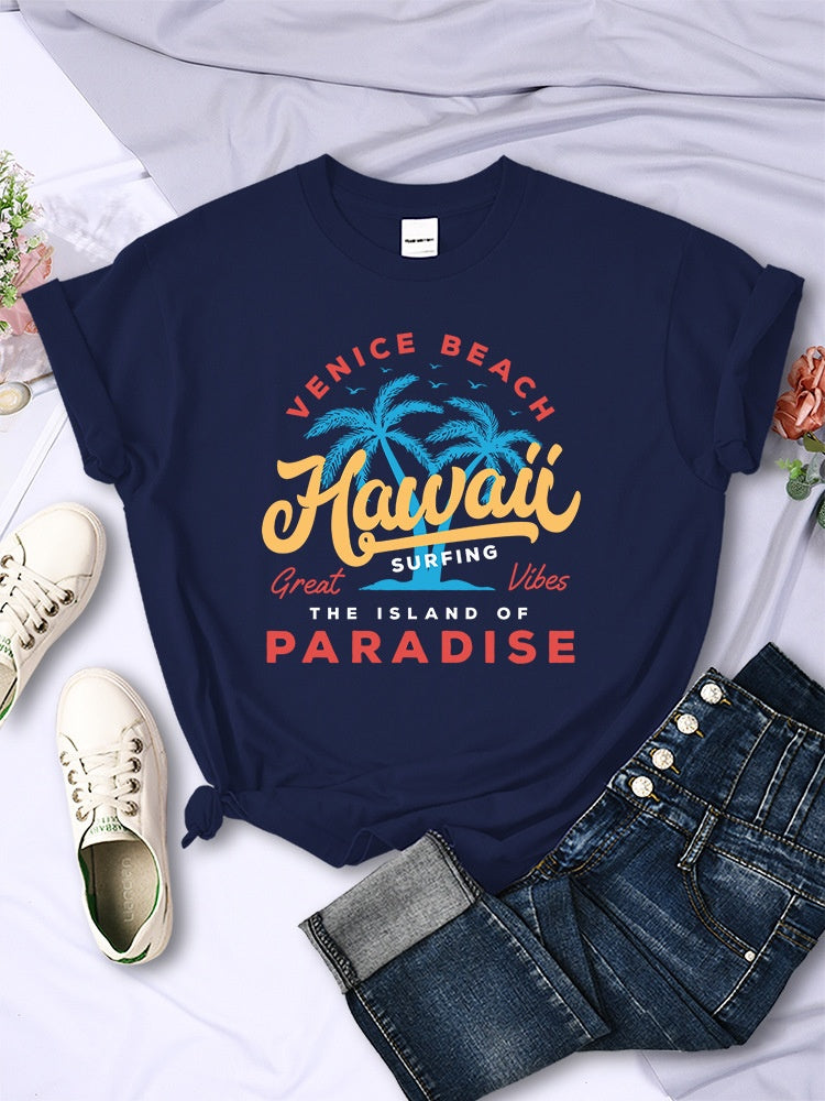 New Surfing Venice Beach Female T-shirt