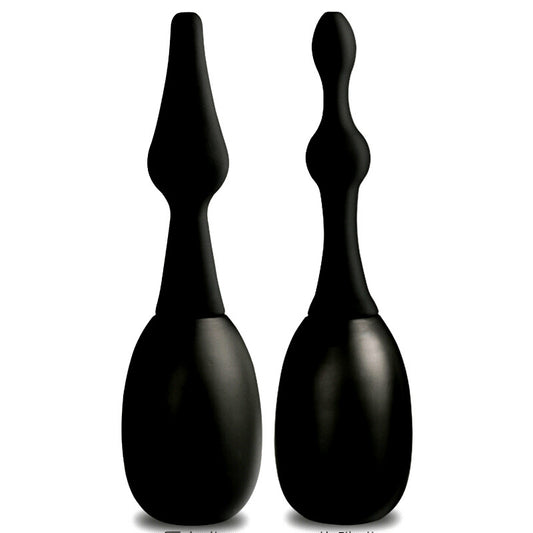 Simple Black Silicone Enema Irrigator