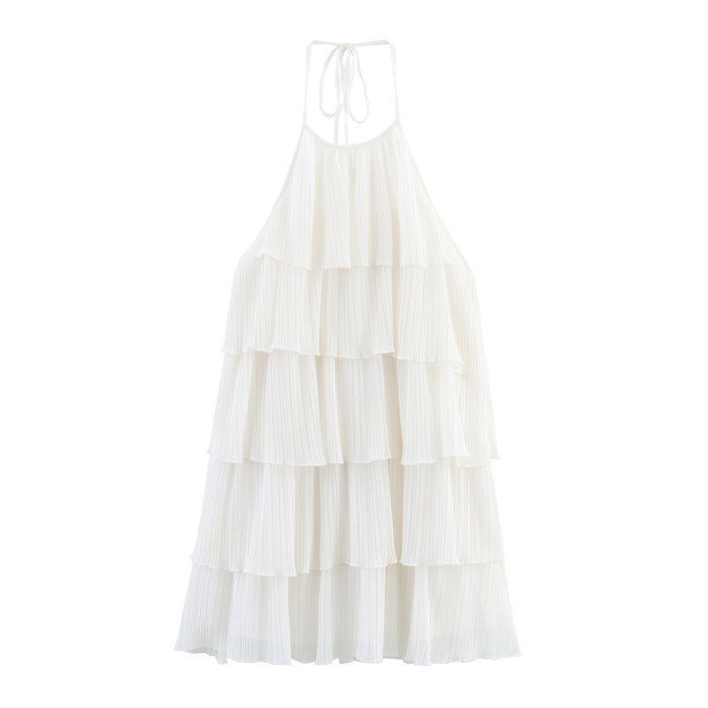 Hot Girl Laminated Decoration Dress