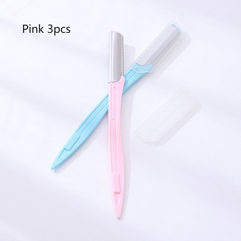 Long Handled Stainless Steel Blade Eyebrow Trimmer