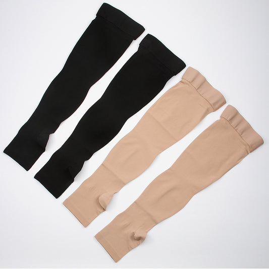 Long Tube Over The Knee Sports Compression Leg Warmer Stretch Socks