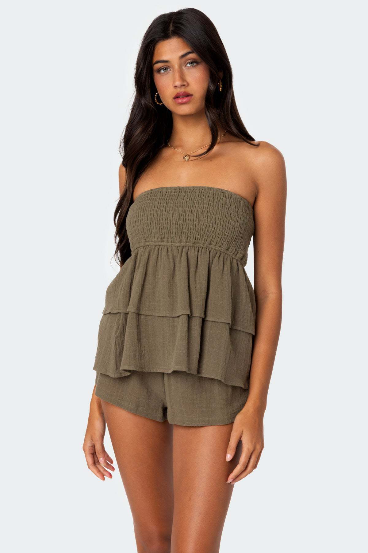 Summer Bandeau Sexy Off-the-shoulder Women's Top