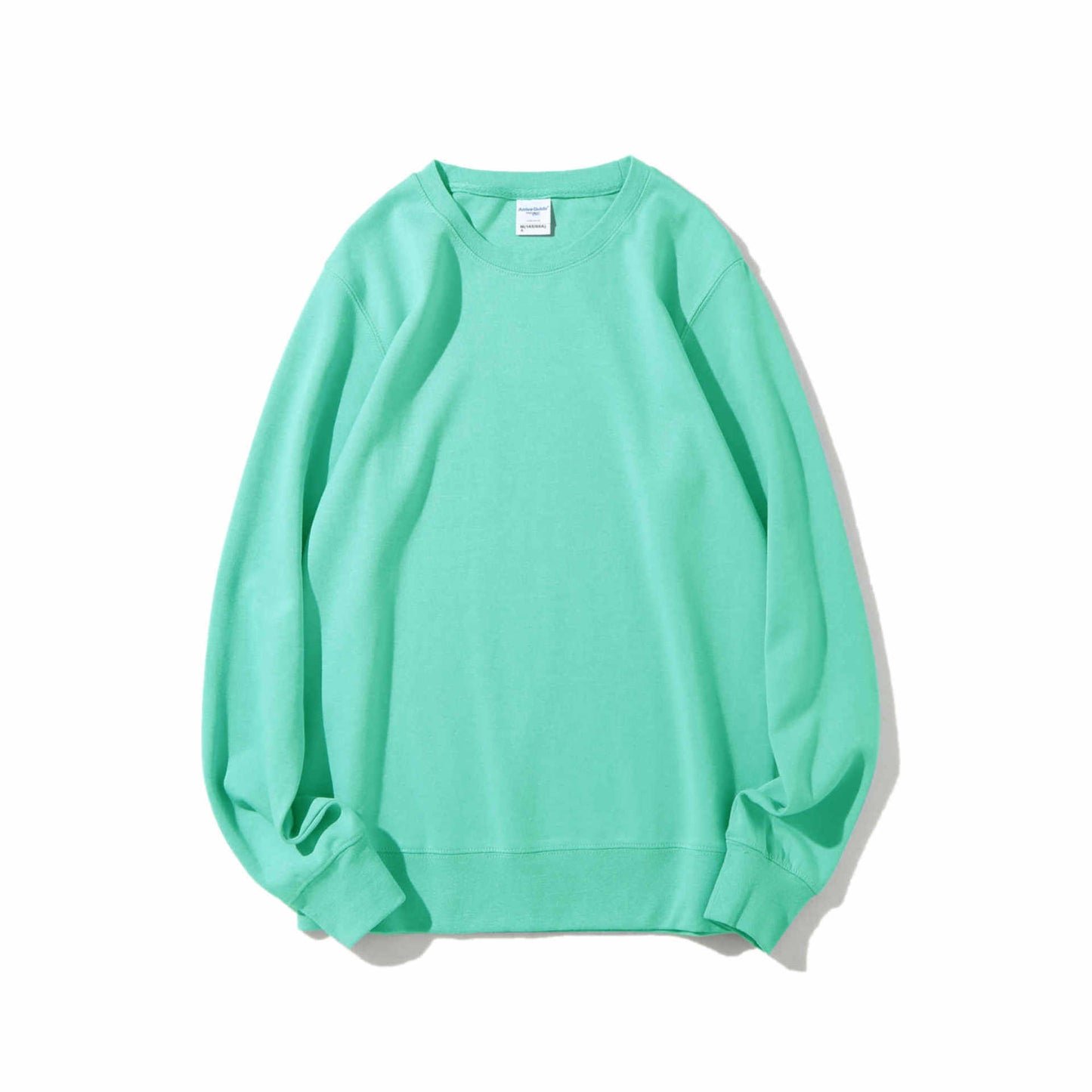 Solid Healthy Round Neck Sweater Long Sleeve