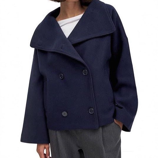 Womens High-End, Sophisticated Short Double-Faced Coat For FallWinter