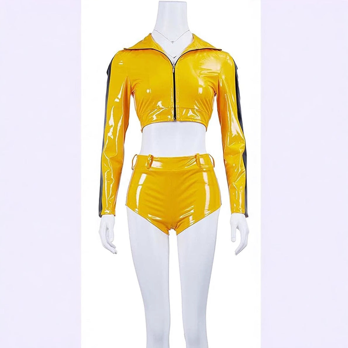 Micro-string Dyeing Craft Role-playing Short-sleeved Shorts Two-piece Set
