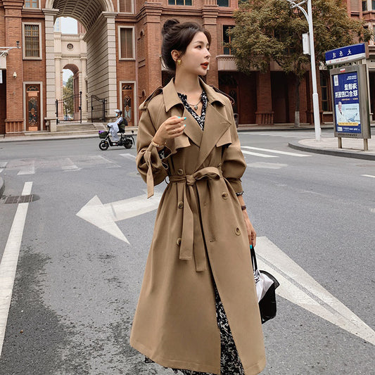 Women's Mid-length Over-the-knee Loose Slimming Waist Coat
