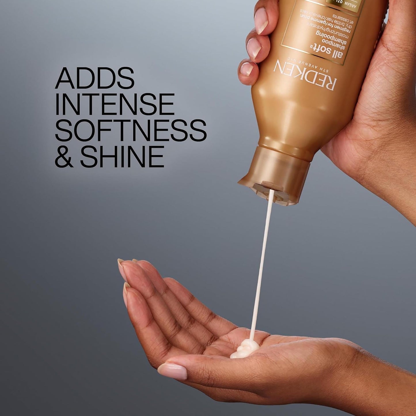 REDKEN All Soft P1996800 Schampo, Guld, 500 ml