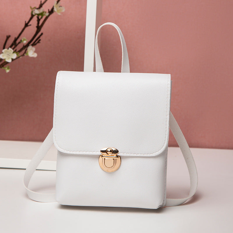Dame Retro Skuldertaske med Print