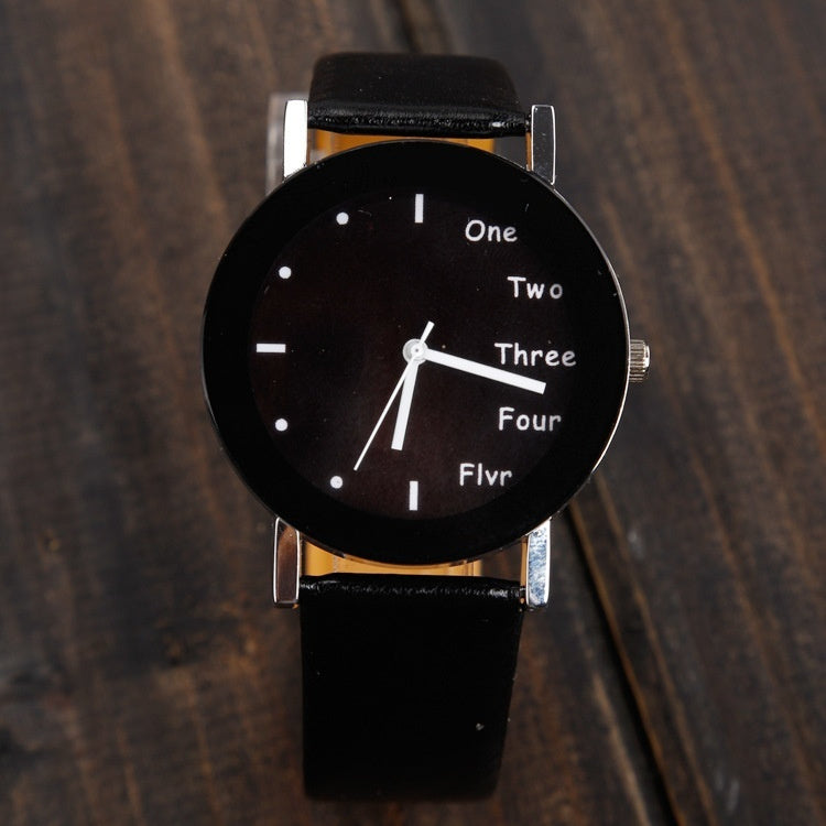 Fashion quartz expression companion watch