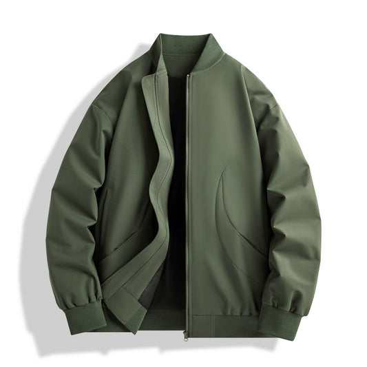 Casual Plus Size Loose Cardigan Baseball Uniform Jacket