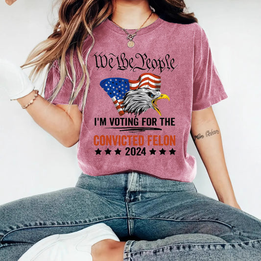 Printed Crew-neck Loose-fit Short-sleeve Plus-size T-shirt