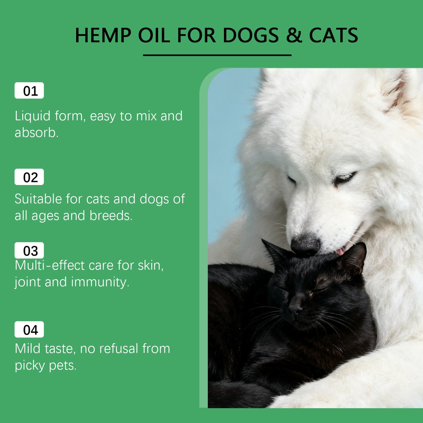 Kat og Hund Hampefrøolie Vitalitetsdråber